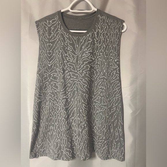 lululemon athletica Other - Lululemon Patterned Front Gray Patterned Tank Top. Men’s S but can be unisex.